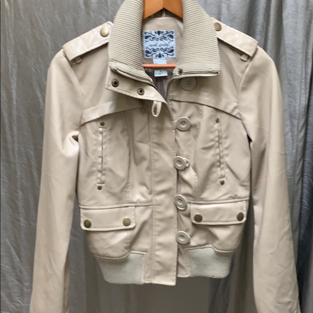 Wet Seal faux leather jacket